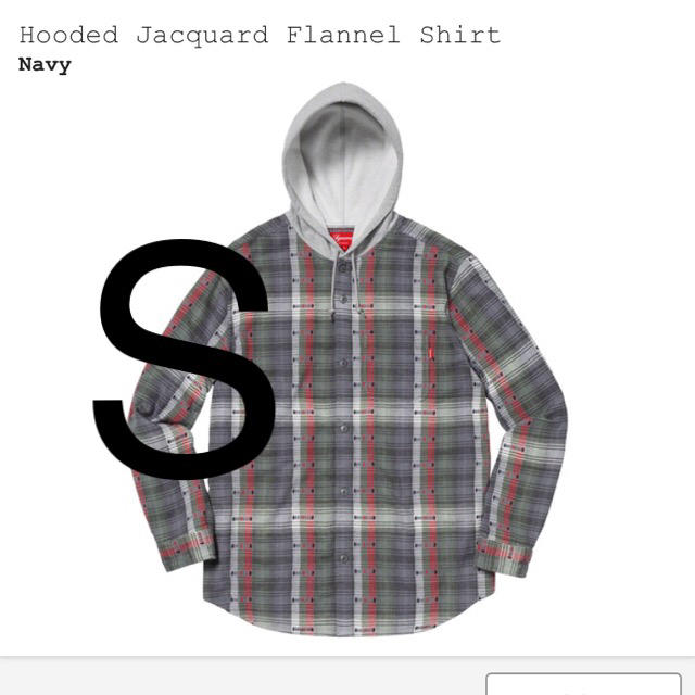 supreme Hooded Jacquard Flannel Shirt