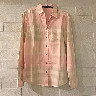 バーバリー(BURBERRY)のBURBERRY チェック柄　シャツ　サイズ38(シャツ/ブラウス(長袖/七分))