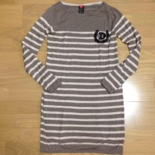 ダブルスタンダードクロージング(DOUBLE STANDARD CLOTHING)のダブスタ❤️Dロゴニットワンピース✨(ひざ丈ワンピース)