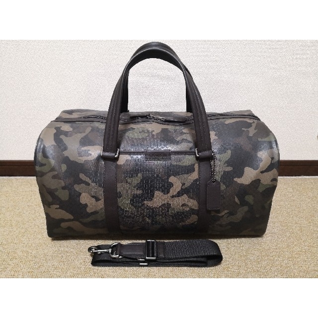 希少・美品COACH コーチ ボストンバッグ カモフラージュ