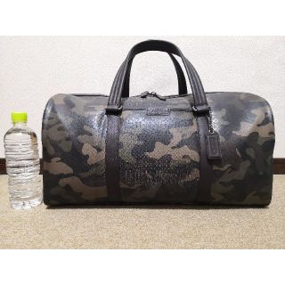 希少　COACH コーチ ボストンバッグ カモフラージュ