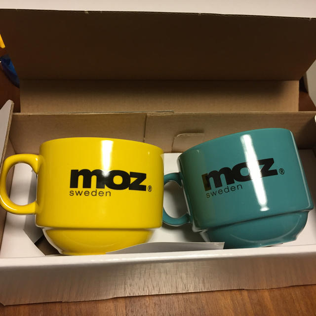 MOS(モス)の☆moz★ 新品マグカップ2個セット インテリア/住まい/日用品のキッチン/食器(グラス/カップ)の商品写真