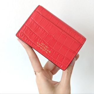 スマイソン(Smythson)の専用ページ【新品・完売色】Smythson マラ カードケース 名刺入れ レッド(名刺入れ/定期入れ)