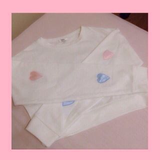 グレイル(GRL)のショート丈 スウェット(Tシャツ(長袖/七分))