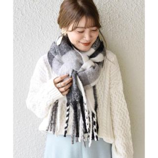 カージュ(Khaju)の新品★カージュ　チェックストール　(ストール/パシュミナ)