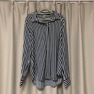 エイチアンドエム(H&M)の《美品&格安》H&Mストライプシャツ(シャツ/ブラウス(長袖/七分))