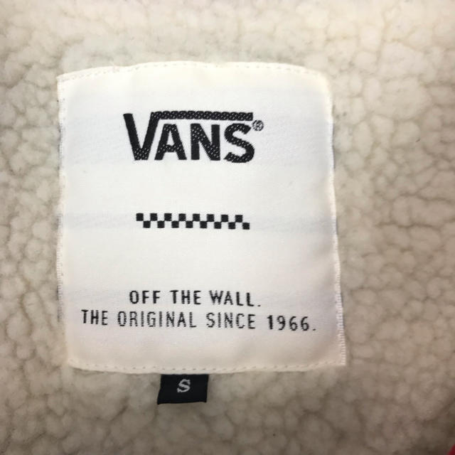 VANS(ヴァンズ)のVANS バンズ ヴァンズ ボアブルゾン ブロックチェック柄 レッド メンズのジャケット/アウター(ブルゾン)の商品写真