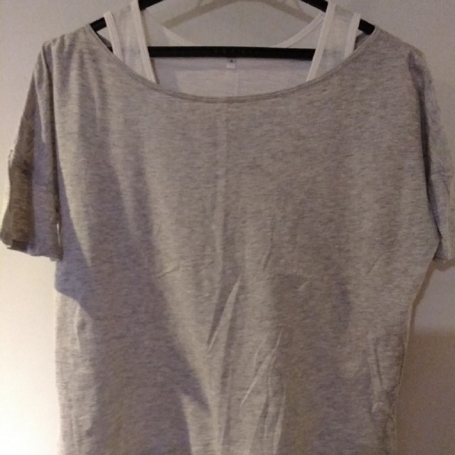 MUJI (無印良品)(ムジルシリョウヒン)の無印良品　Tシャツとタンクトップセット レディースのトップス(Tシャツ(半袖/袖なし))の商品写真
