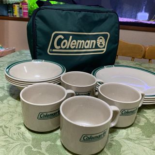 コールマン(Coleman)のコールマン メラニン食器セット4人用　(食器)