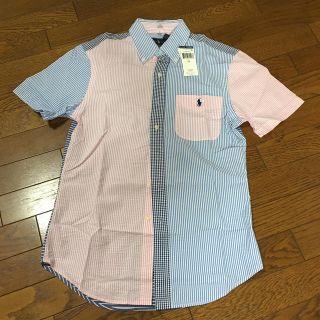 ポロラルフローレン(POLO RALPH LAUREN)の新品タグ付き未着用！ポロラルフローレン半袖ボタンアップ(ポロシャツ)