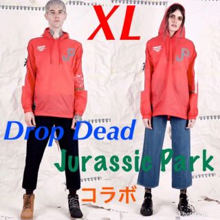 希少 Drop Dead × Jurassic Park コラボ即完売 パーカー