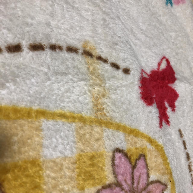 くまのプーさん(クマノプーサン)のくまのプー 綿毛布 キッズ/ベビー/マタニティの寝具/家具(毛布)の商品写真