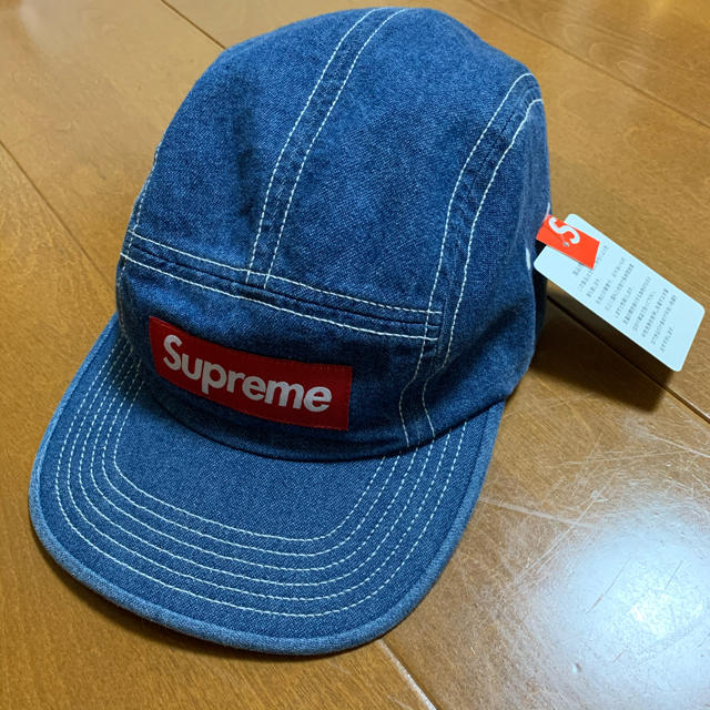 supreme シュプリーム キャップ　デニム　ボックスロゴ　新品