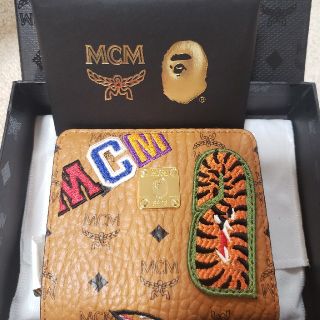 エムシーエム(MCM)のBape mcm SHARK ZIP Wallet 財布(折り財布)