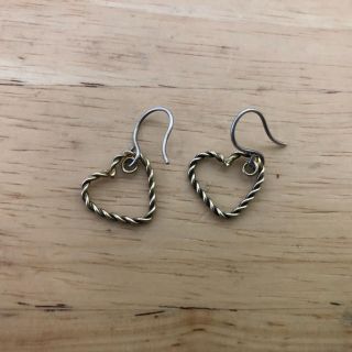 ハートピアス♡数回使用(ピアス)