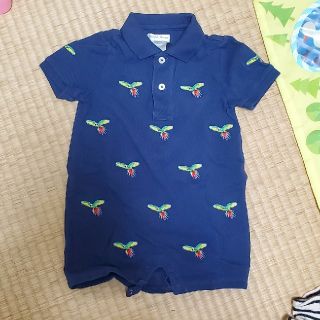 ラルフローレン(Ralph Lauren)の未使用RALPH LAURENベビーロンパース・familiar半ズボン２点セッ(ロンパース)