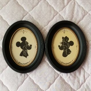 ディズニー(Disney)のディズニー　切り絵　壁掛け2個セット(アート/写真)