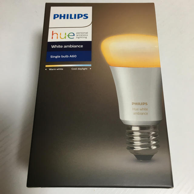PHILIPS(フィリップス)のPhilips Hue ホワイトグラデーション シングルランプ インテリア/住まい/日用品のライト/照明/LED(蛍光灯/電球)の商品写真
