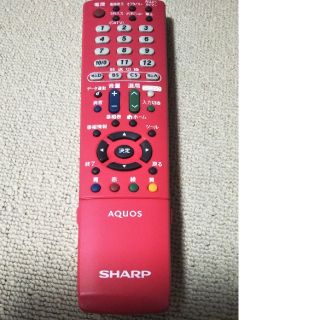 シャープ(SHARP)のSHARP AQUOS テレビリモコン　☆(その他)