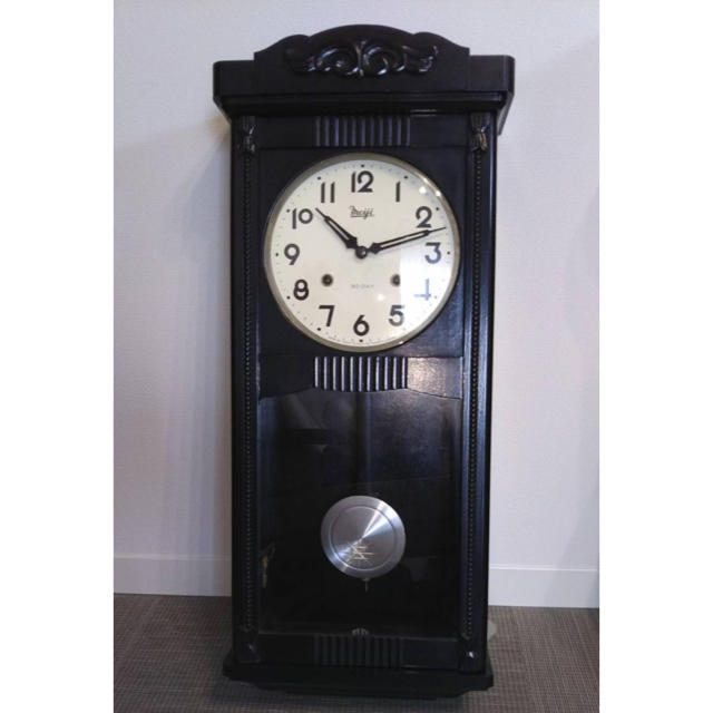 ※値下げしました※Meiji時計製　古い掛け時計　古時計　振り子時計