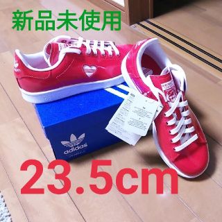 アディダス(adidas)の【新品未使用】adidas STAN SMITH W　アクティブレッド(スニーカー)