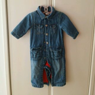 ベビーギャップ(babyGAP)のデニム カバーオール アウター(カバーオール)