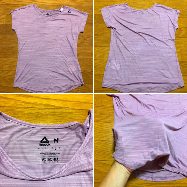 Reebok(リーボック)のリーボック Tシャツ WOR AC TEE ピンク スポーツ/アウトドアのランニング(ウェア)の商品写真