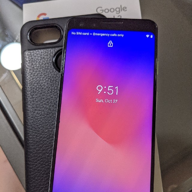 スマートフォン本体Pixel 3 64GB Simフリー White + ケース