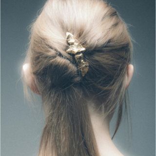 ビューティアンドユースユナイテッドアローズ(BEAUTY&YOUTH UNITED ARROWS)のpluie ロゼッタ バレッタ シルバー(バレッタ/ヘアクリップ)