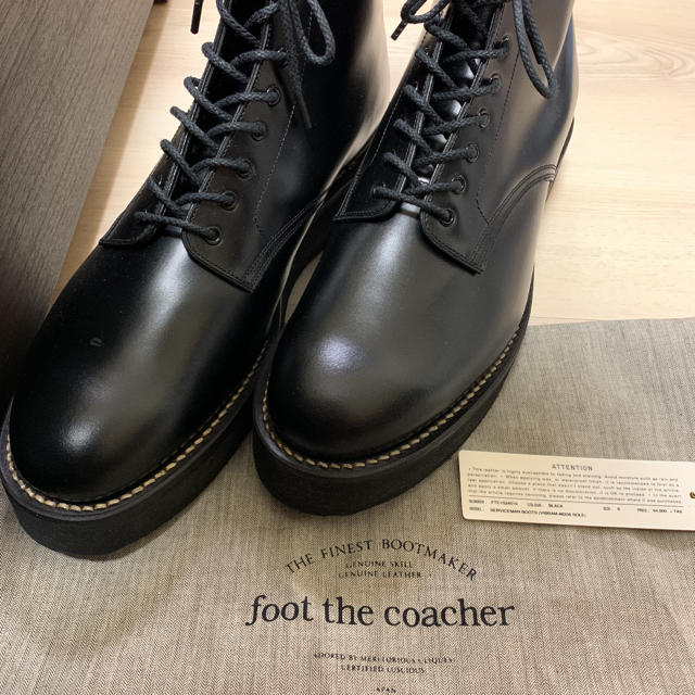 foot the coacher  フットザコーチャー プレーントゥ ブーツ