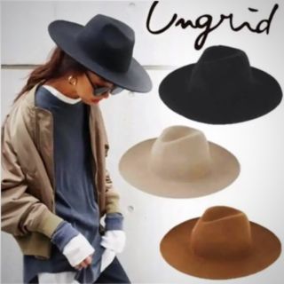 アングリッド(Ungrid)の☆Ungrid☆アングリッド♡プレーンフェルトハット♡HAT(ハット)