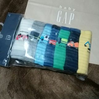 ベビーギャップ(babyGAP)の新品未使用GAPベビー男子下着パンツ4～5才用車シリーズ綿ブルーなどブリーフ(下着)