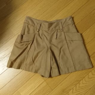 グローブ(grove)のgrove  ショートパンツ キュロット ベージュ(ショートパンツ)