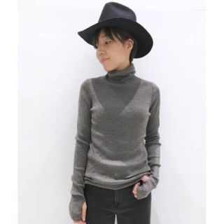 アパルトモンドゥーズィエムクラス(L'Appartement DEUXIEME CLASSE)の L'Appartement T/N Rib Knit 昨年購入ベージュ(ニット/セーター)