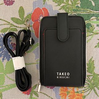 タケオキクチ(TAKEO KIKUCHI)の未使用 タケオキクチ 2way 貴重品収納ポシェット(ショルダーバッグ)