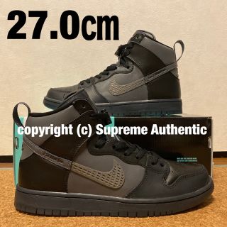 ダブルタップス(W)taps)の【27.0㎝】FPAR × Nike SB Dunk Hi WTAPS(スニーカー)