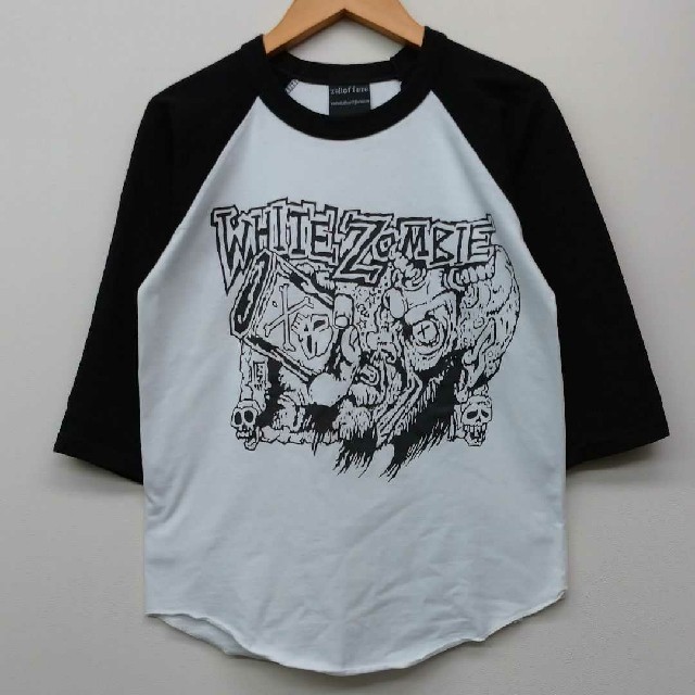 WHITE ZOMBIE ホワイトゾンビラグランTシャツ Sの通販 by 古着好き's shop｜ラクマ