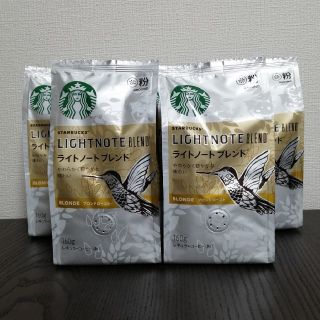 スターバックスコーヒー(Starbucks Coffee)のスターバックスコーヒー　ライトノート　ブレンド　160g✕5袋(コーヒー)