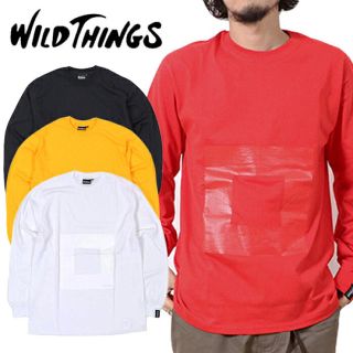 ワイルドシングス(WILDTHINGS)の【タイムセール】ワイルドシングス　長袖Tシャツ　白(Tシャツ/カットソー(七分/長袖))