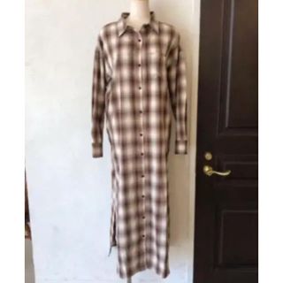 アリエス(aries)のaries mirage☆cotton check onepiece(ロングワンピース/マキシワンピース)