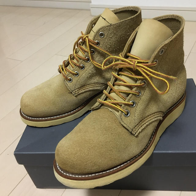 REDWING(レッドウィング)のびび様専用★RED WING(レッドウィング) スウェードプレーントゥ 8167 レディースの靴/シューズ(ブーツ)の商品写真