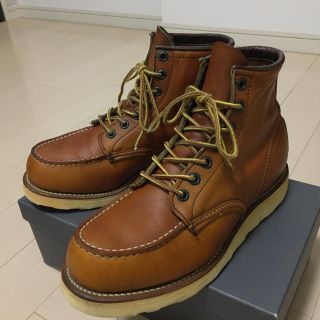 レッドウィング(REDWING)の美品★ RED WING(レッドウィング) 875 6インチモックトゥ(ブーツ)