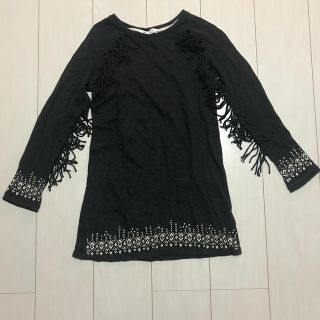 エイチアンドエム(H&M)のH&M フリンジワンピース　140㎝(ワンピース)