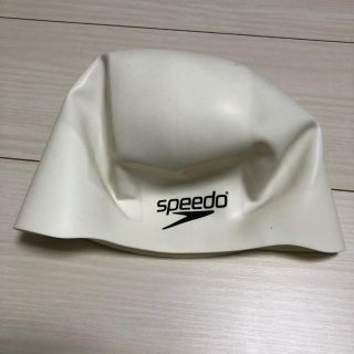 スピード(SPEEDO)の競泳 試合用キャップ(Speedo) Aqua-V Lサイズ(マリン/スイミング)