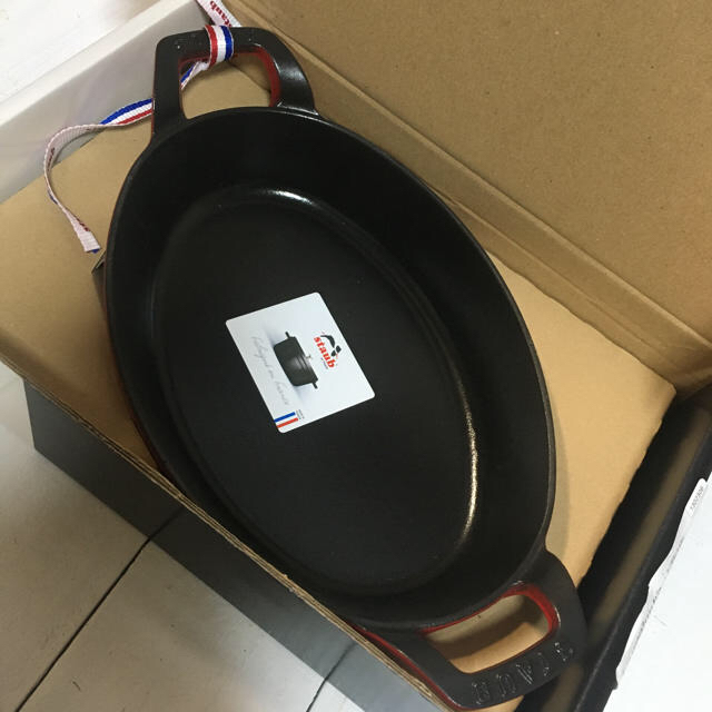 値下げしました♡staub オーバル スタッカブルディッシュ チェリー 2