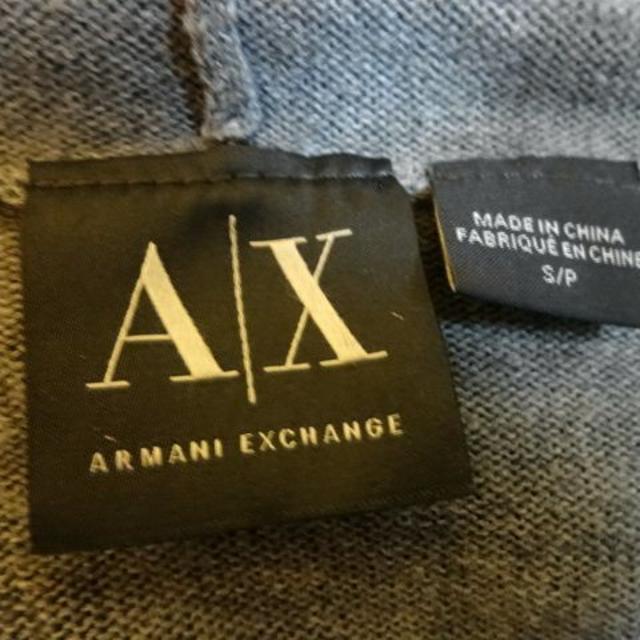 ARMANI EXCHANGE(アルマーニエクスチェンジ)のA|Xアルマーニ エクスチェンジ♡メンズロゴ入り柔らかニットパーカー メンズのトップス(パーカー)の商品写真