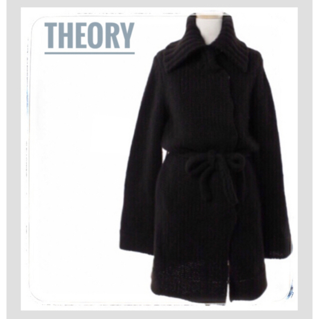 theory - 【秋セール】Theory セオリー ニットガウン ベルト付き