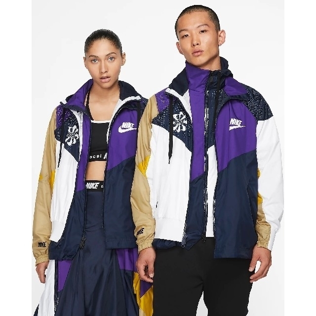 NIKE × Sacai フーデッド アノラック ジャケット M ブラック