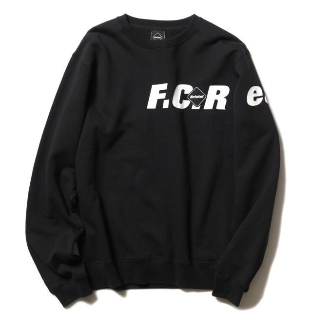 FCRB STRADDLE LOGO CREW NECK SWEAT Sサイズ