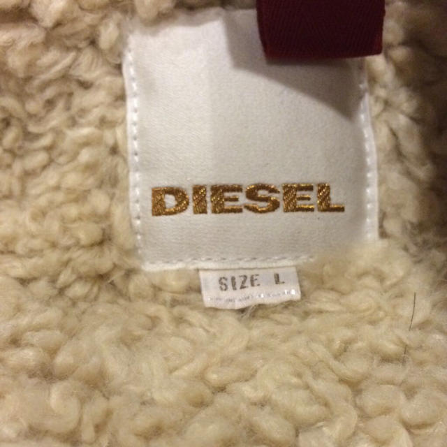 DIESEL(ディーゼル)のDIESEL メンズムートンジャケット メンズのジャケット/アウター(ダッフルコート)の商品写真